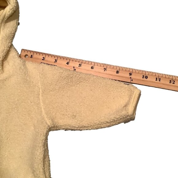 Carters Baby Hooded Yellow Fleece Footless Romper 3-6M With Embroidered Duck - Picture 3 of 14